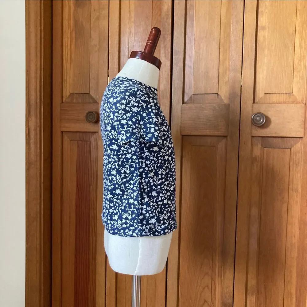 NWOT Blue Floral Tee, Size 2T